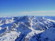 der Dachstein in seiner wei�en Pracht