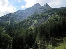 Das Gamsfeld mit seinen Felswänden