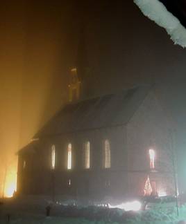 Adventnacht, Evangelische Kirche Gosau