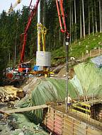 Bauarbeiten Wassergenossenschaft Hornquelle Gosau