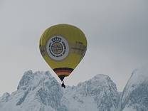 Ballonwoche in Gosau, wir sitzen auf dem Gosaukamm