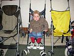 Probesitzen im Kinderwagen