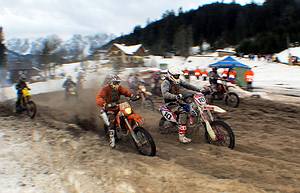 Dominator Valentin Rehrl l�sst schon in den Vorrunden nichts anbrennen und gewinnt fast jeden Lauf.