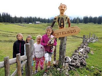 Wichtelweg auf der Plankensteinalm