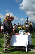 Berggottesdienst auf der Goisererh�tte