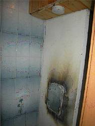 Putzt�rl mit Rauchmelder
