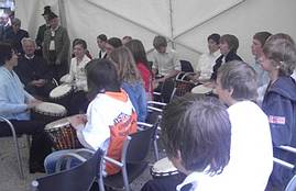 Trommelgruppe Musikhauptschule Gosau
