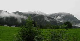 Schnee auf dem Kalmberg
