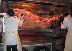dann bei 220-300 Grad im Ofen braten