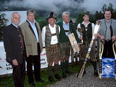 Sieger OÖMS  v.l.n.r.: BR H.Peinsteiner, 3. S. Verwagner,1. T.Primig, LSP Irsiegler,  2.R.Kreidl, Obmann A. Putz,