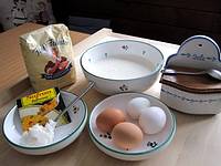 Zutaten für Schneeballen
