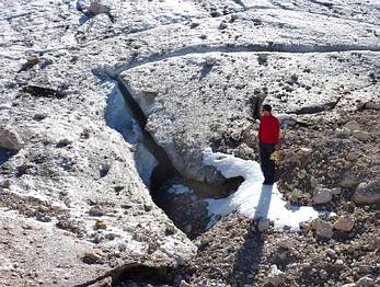 Gletscherrand Gro�er Gosaugletscher