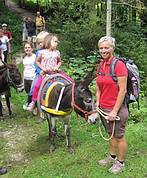 Eseltrekking für Kinder