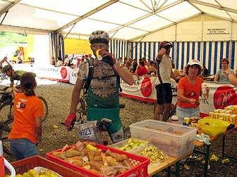 Festzelt und Labstation im Hintertal