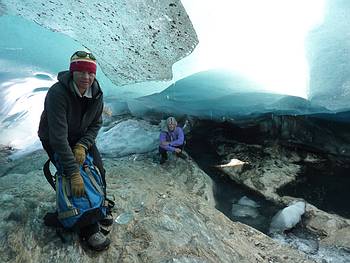 Unter dem Gosaugletscher