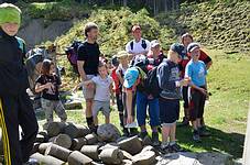 F�hrung im Gosauer Schleifsteinbruch