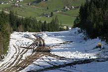fertiger Pistenabschnitt