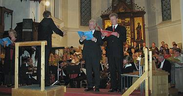 Konzert der Singwoche in der evangelischen Kirche Gosau