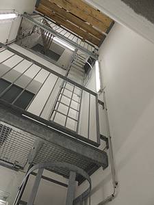 Feuerwehrturm f�r �bungen mit der Leiter