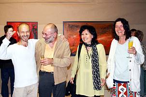 Roman Bricchin, Ernst Hager, Dagmar Bricchinova und Therese Eisenmann