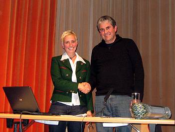 Bettina Jehle und Dr. Fritz Vierthaler