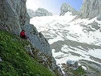 Bergretter �ber der Adamekh�tte, Bild Christian Egger