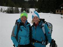 Betty und Dani, die beiden Gosauer AV Jugendleiterinnen