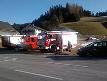 Feuerwehr Gosau am Einsatzort