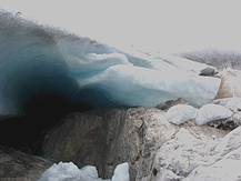 Einblick in den Gosaugletscher