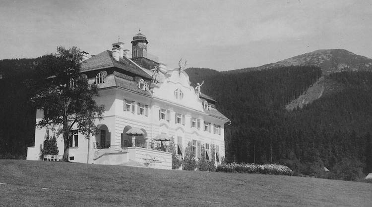 Das Gosauer Jagdschloss ca. 1925, Foto PC Senioren