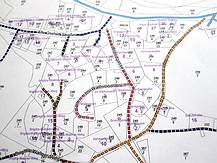 Ortsplan mit Straßennamen Detailansicht