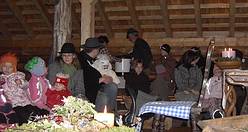 Am Heuboden des Schmiedbauernstadls