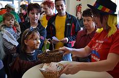 freiwillige Spenden f�r die Tombola