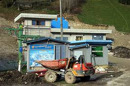 Pumpstation bei der Talstation der Hornspitzbahn