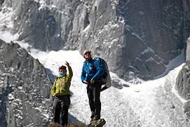 Gel�ndecheck mit G�sten seiner Alpinschule im Himalaya