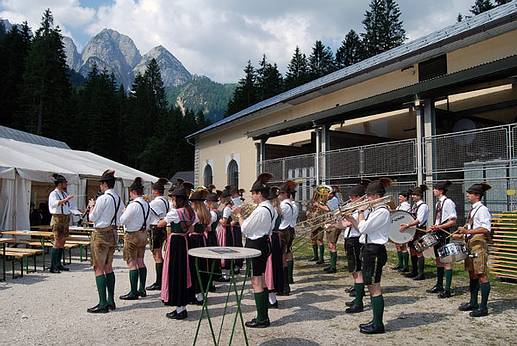 Die Gosauer Trachtenmusikkapelle