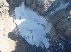 Schneelochgletscher vom Flugzeug aus am 3.10.2011