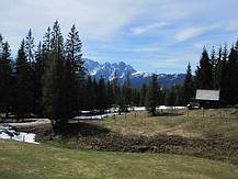 Blick von der Iglmoosalm zum Gosaukamm