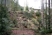 Tipi im Bau