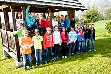 Klasse 1a mit HS Lehrer Thomas Albeseder