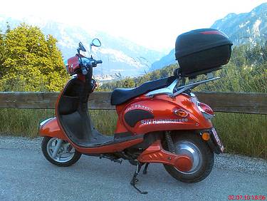 E-Roller zum Test in Gosau