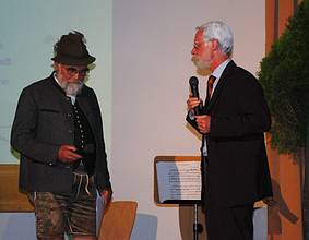 Adi Posch als als Grazn Hias und Dr. Michael Kurz als Dr. Josef Stern