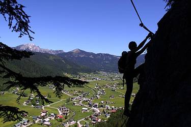 Klettersteig Schmiedsteig Gosau Hintertal