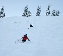 freeriden im Tiefschnee