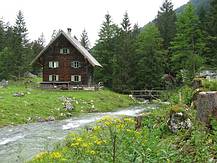 Das Jagdhaus bei der Vorderen Holzmeisteralm,