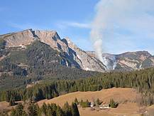 Waldbrand am Gamsfeld