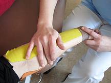 physiotherapeutische Behandlung durch Elisabeth Gamsj�ger