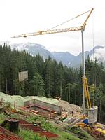 Turbinen- und Speicherplatz f�r 200m� Wasser