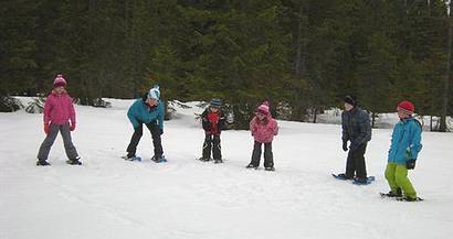 Schneeschuhwandern macht so richtig Spass