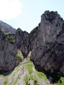 der alte Weg am Stuhljoch 2009
